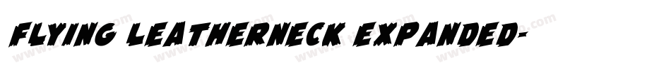 Flying Leatherneck Expanded字体转换